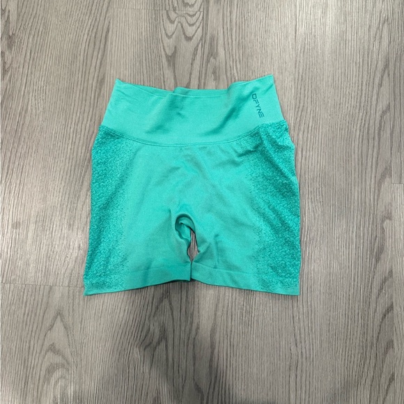 Dfyne Pants - Seamless High-Waist Bike Shorts - Teal